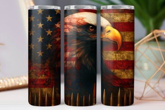 4th of July Patriot Eagle Tumbler Wraps Review