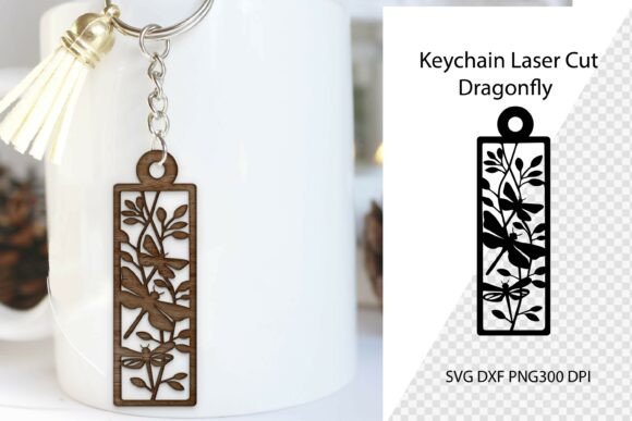 Dragonfly Keychain Laser Cut File Review