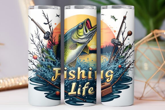 Fishing Tumbler Wrap Design Review