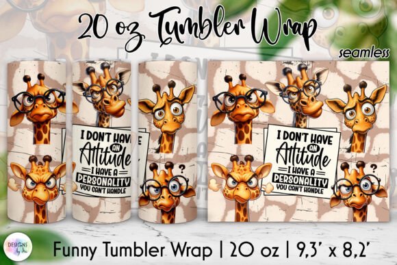 Funny Giraffe Tumbler Wrap Review