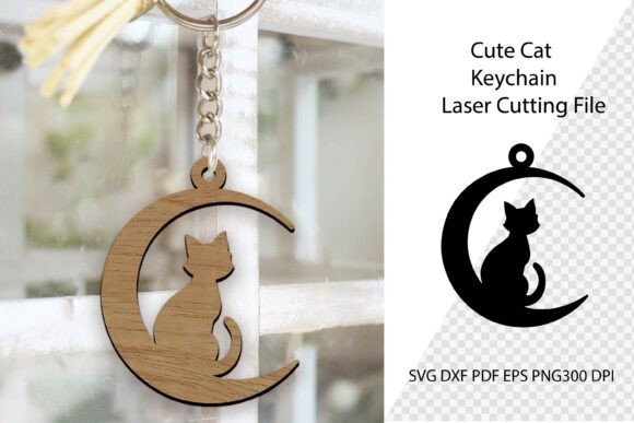 Halloween Cat Keychain Laser Cut Review