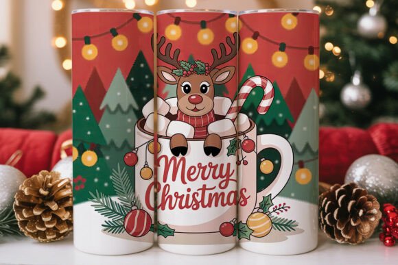 Happy Reindeer Christmas 20oz Wrap Review