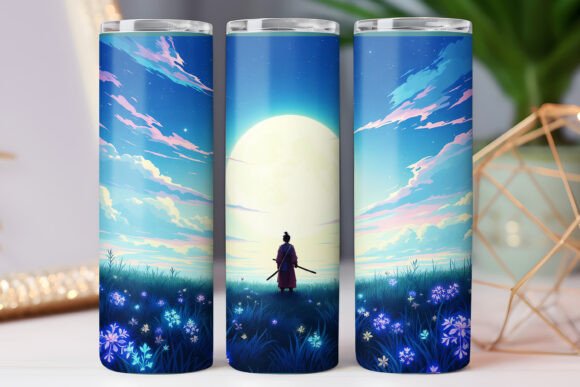 Japanese Anime Style Tumbler Wraps 20oz Review