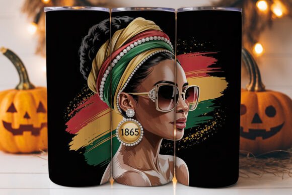Juneteenth Queen Tumbler Wrap Design Review