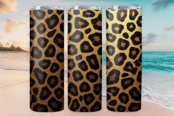 Leopard Glitter Tumbler Wrap Design Review