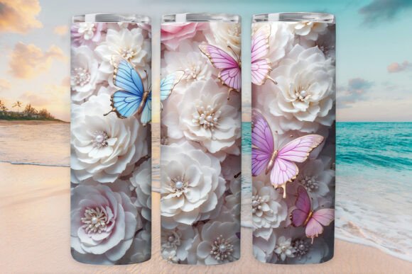 Rose and Butterfly Tumbler Wrap 20oz Jpg Review
