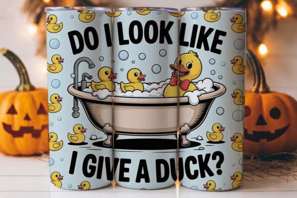Rubber Duck Skeleton Tumbler Wrap Review