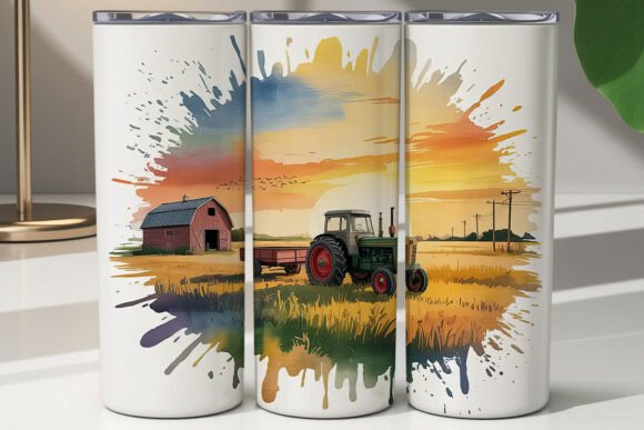 Rustic Farm Scene Tumbler Wrap Review