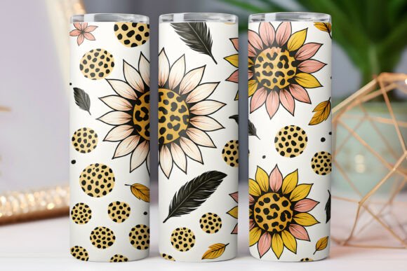 Sunflower Pattern 20oz Skinny Tumbler Review