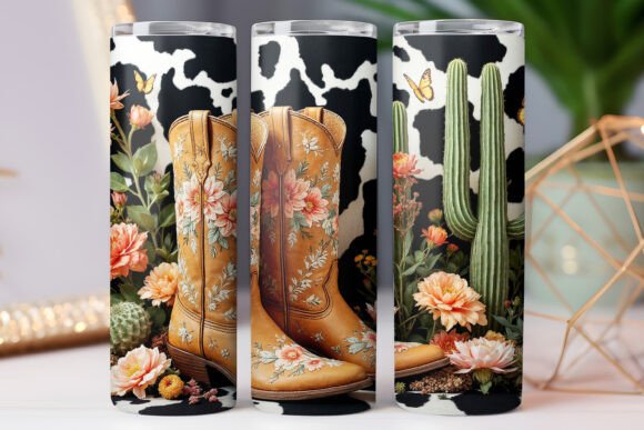 Western Cowboy Boot Tumbler Wrap 20oz Review