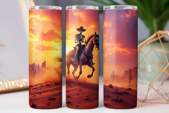 Western Cowboy Desert Tumbler Wrap Pngs Review